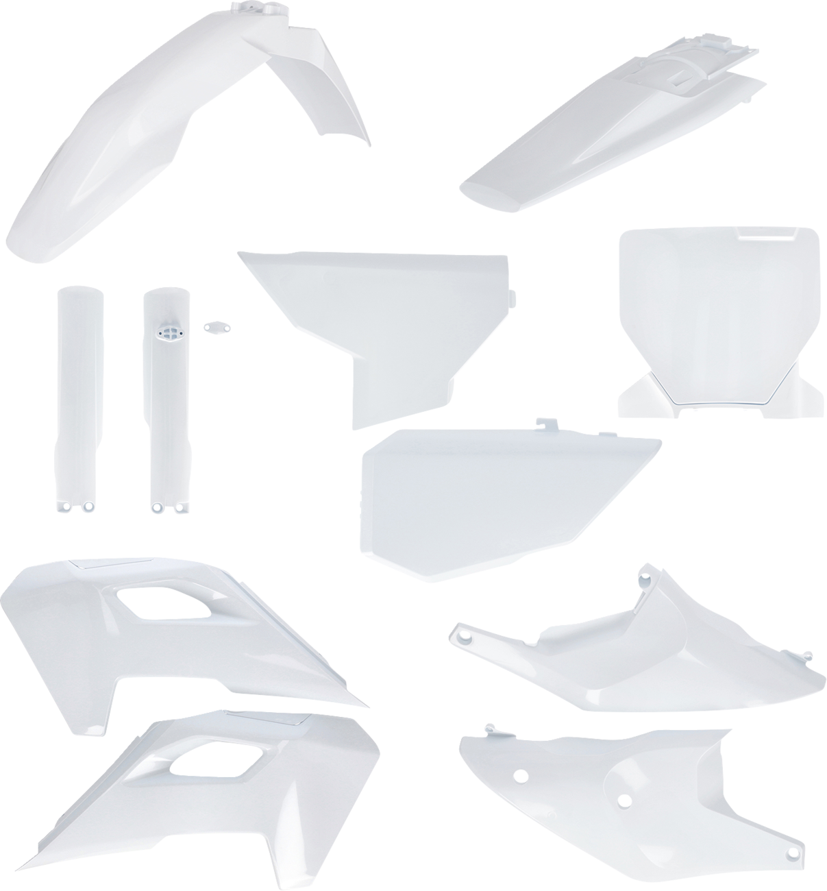 Full Body Kit - '20 OEM White - Husqvarna - FC/FX/TC/TX '23-'24 (1)