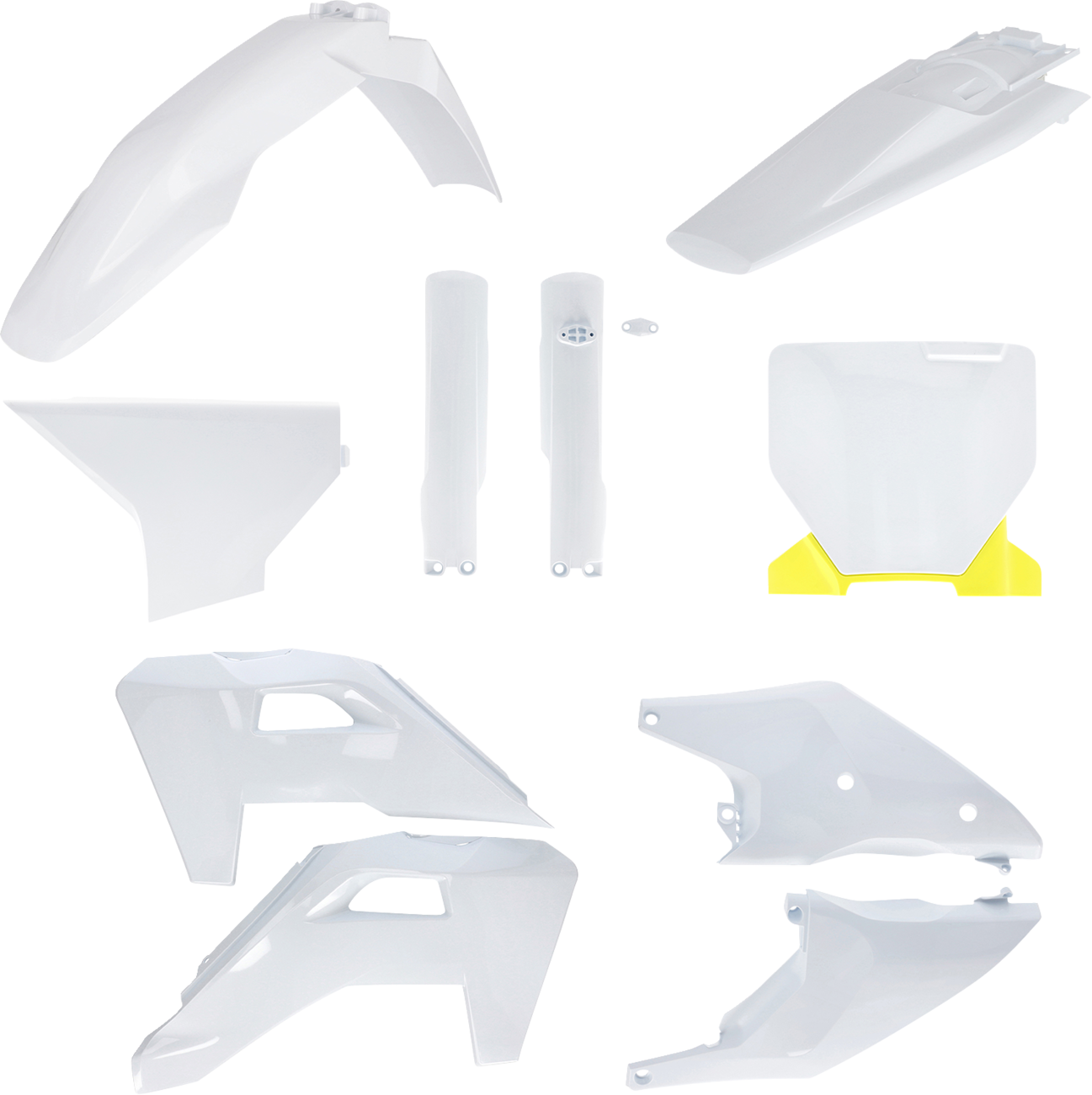 Full Body Kit - '25 OEM White/Yellow - Husqvarna - FC/FX/TC/TX '25 (1)