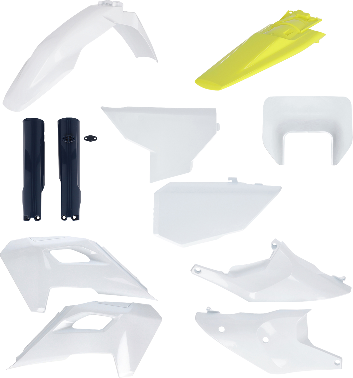 Full Body Kit - '24 OEM White/Black/Yellow - Husqvarna - FE/TE '24/25 (1)
