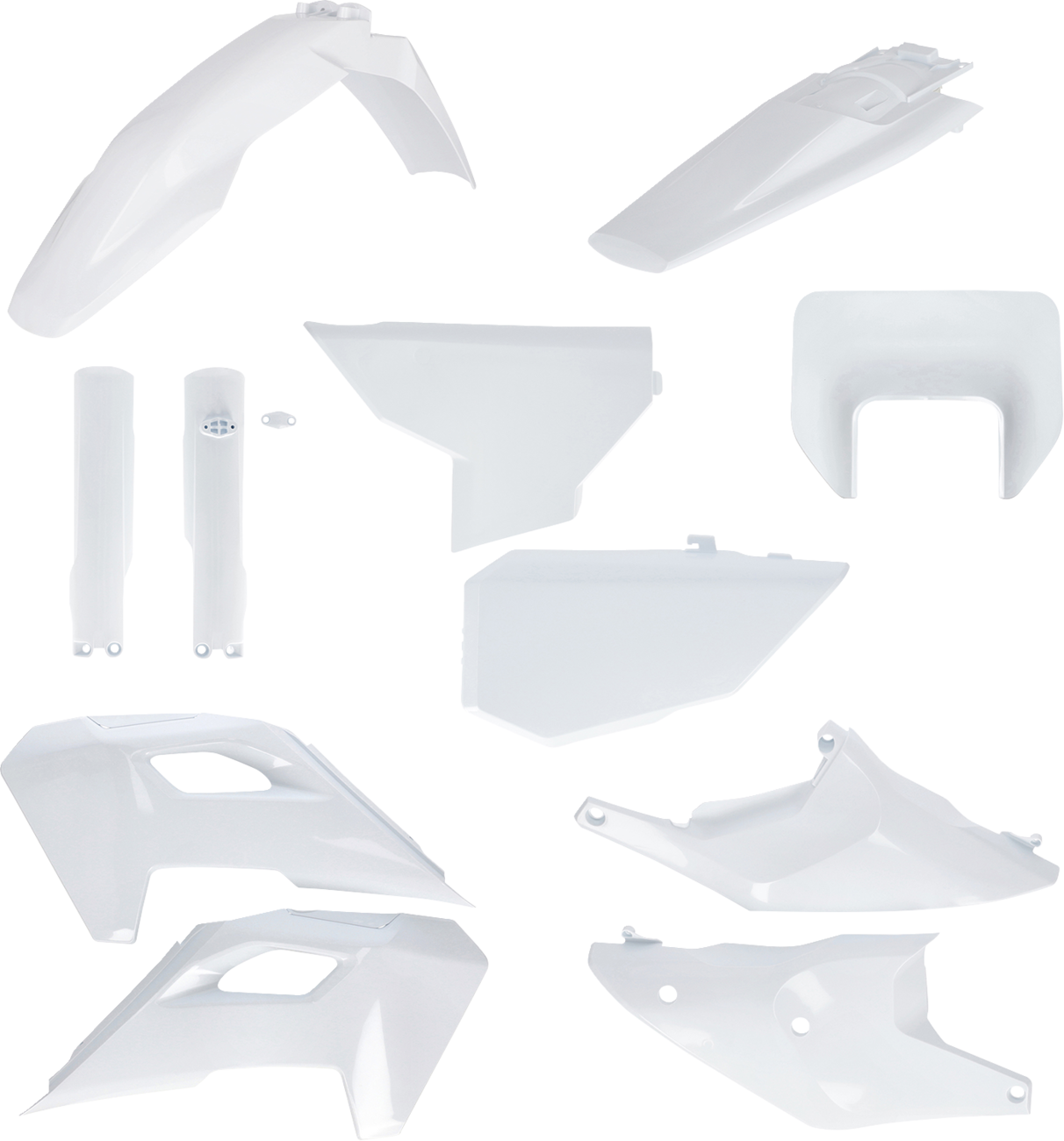 Full Body Kit - '20 OEM White - Husqvarna - FE/TE '24-'25 (1)
