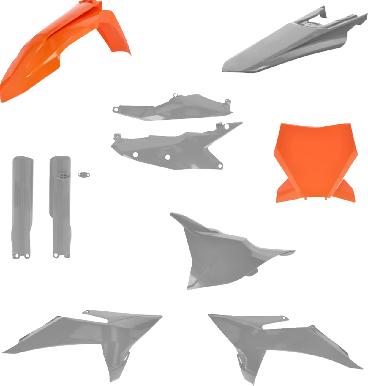 ACERBIS Full Body Kit - Orange/Gray - KTM - SX/XC '25