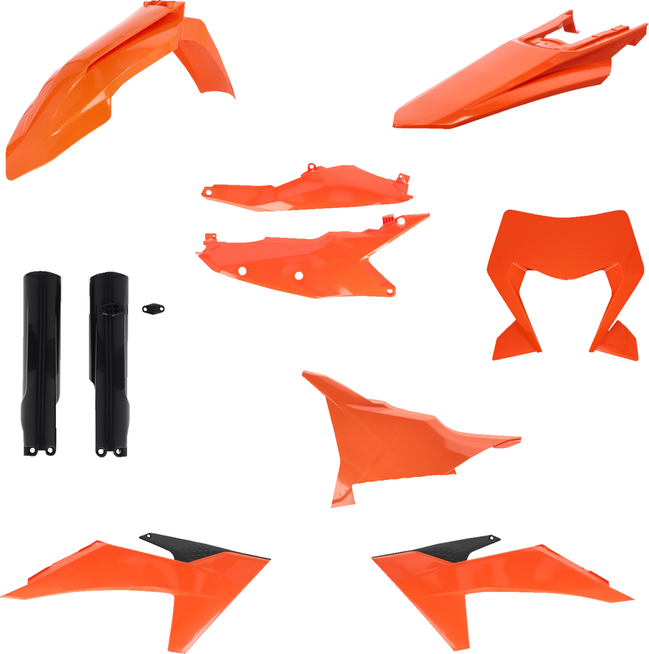 Full Body Kit - '25 OEM Orange/Black - KTM - EX/XC/XW '24-'25 (1)