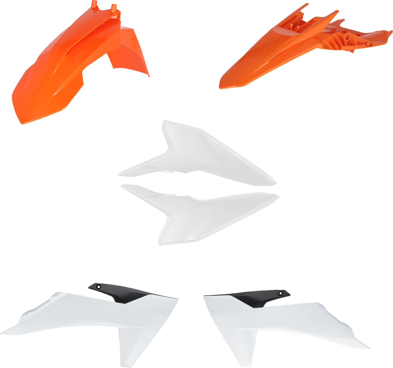 Standard Body Kit - '25 OEM Orange/White/Black - KTM - SX '24-'25 (1)