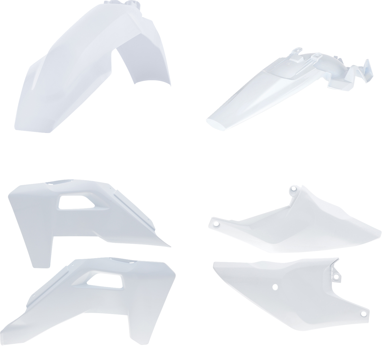 Standard Plastic Kit - '25 OEM White - Husqvarna - TC '25 (1)