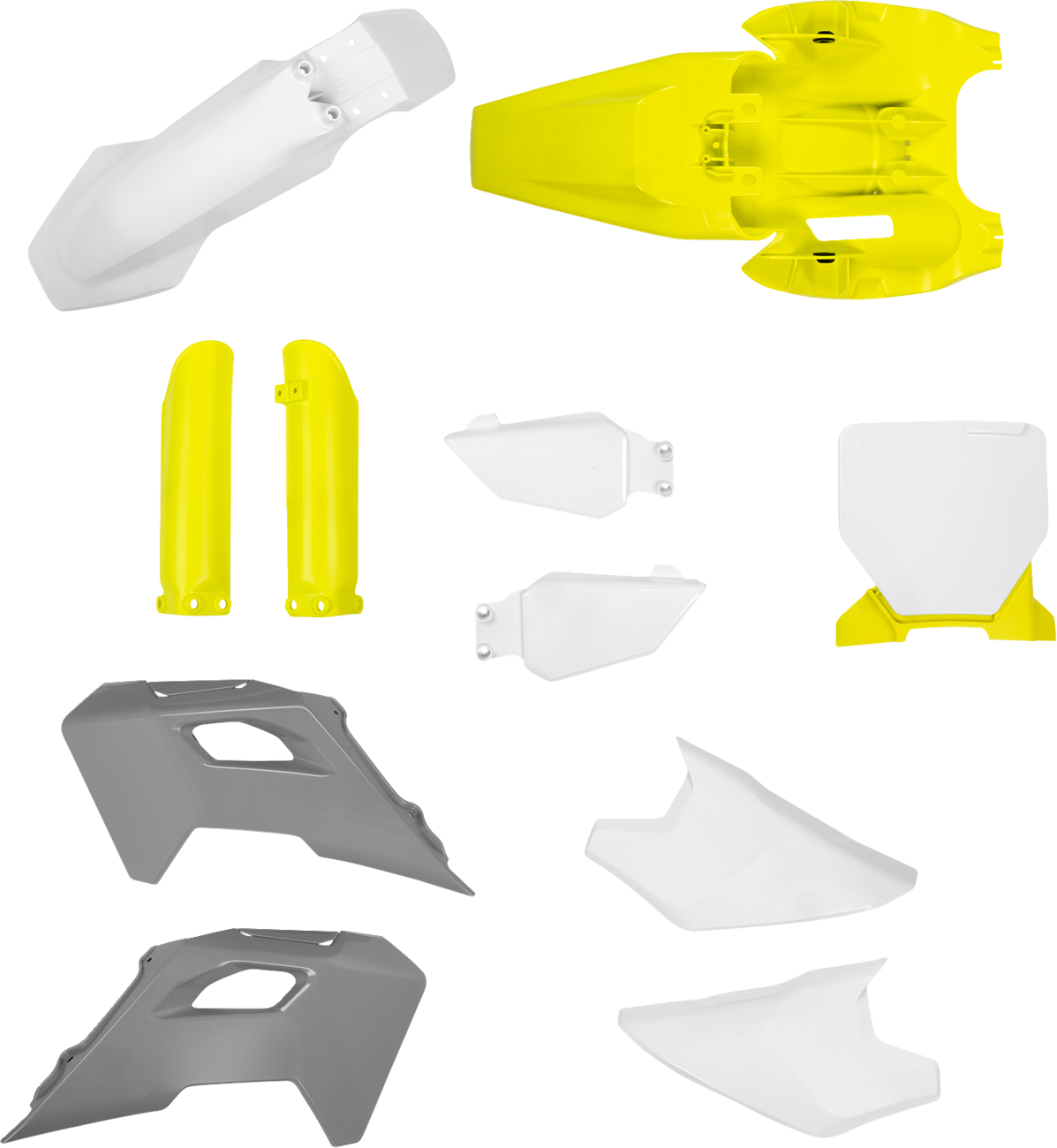 Full Body Kit - '25 OEM Gray/Yellow/White - Husqvarna - TC '24-'25 (1)