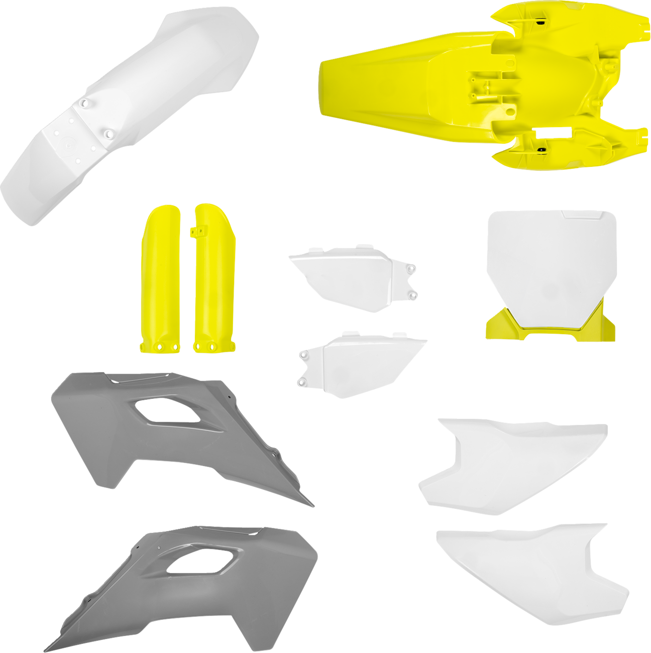 Full Body Kit - '25 OEM Gray/Yellow/White - Husqvarna - TC '24-'25 (1)