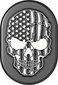 Figurati Designs Cover Antenna Rear Fender R Skull Contrast Cut Black