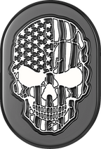 Figurati Designs Cover Antenna Rear Fender R Skull Contrast Cut Black