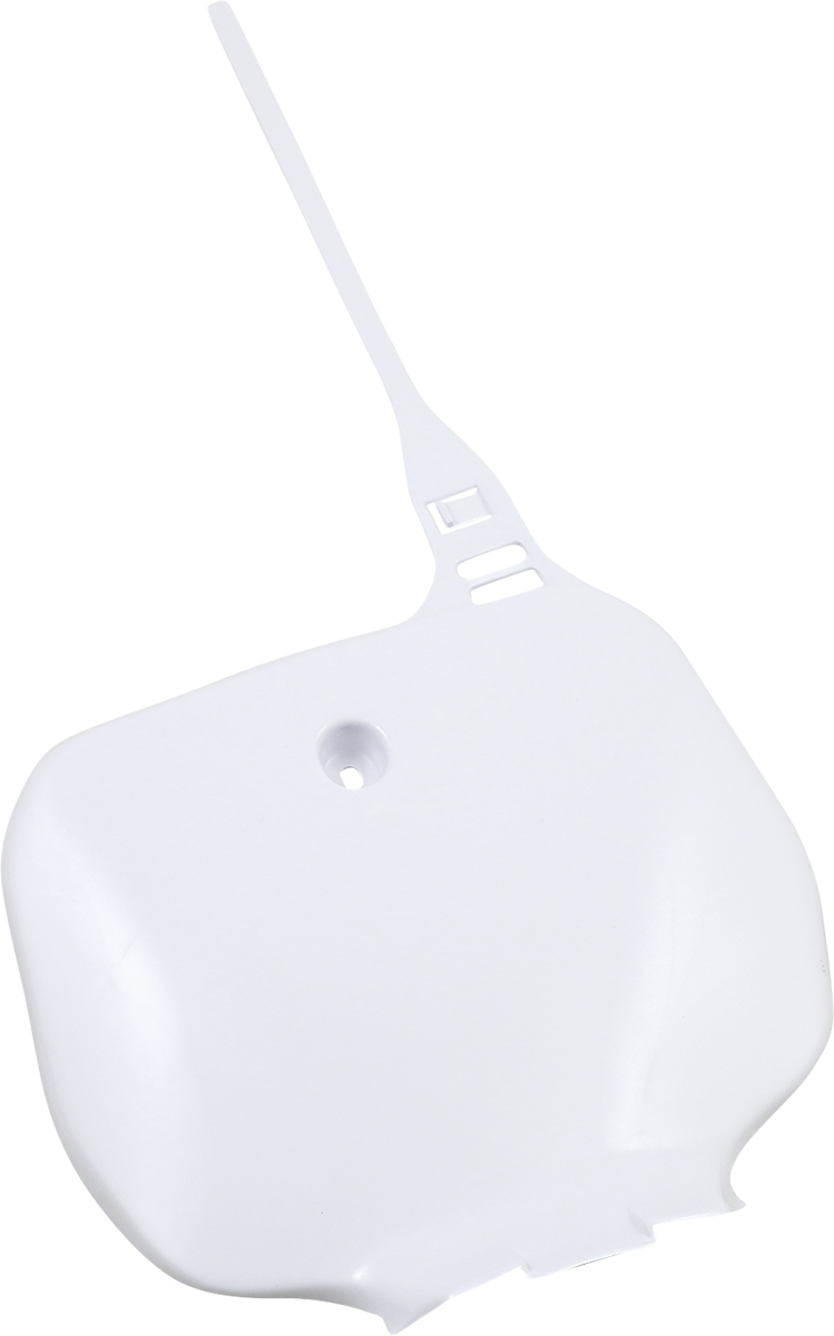 Front Number Plate - White (1)