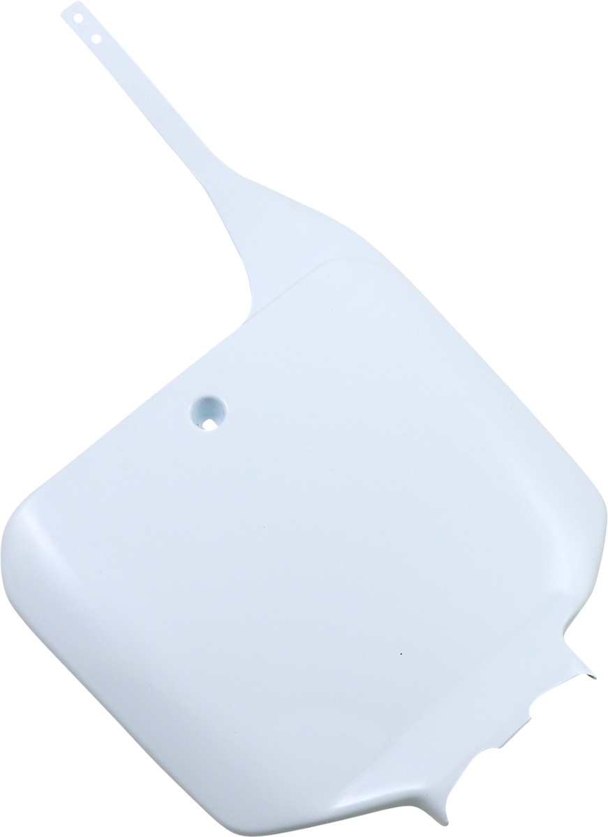 Front Number Plate - White (1)