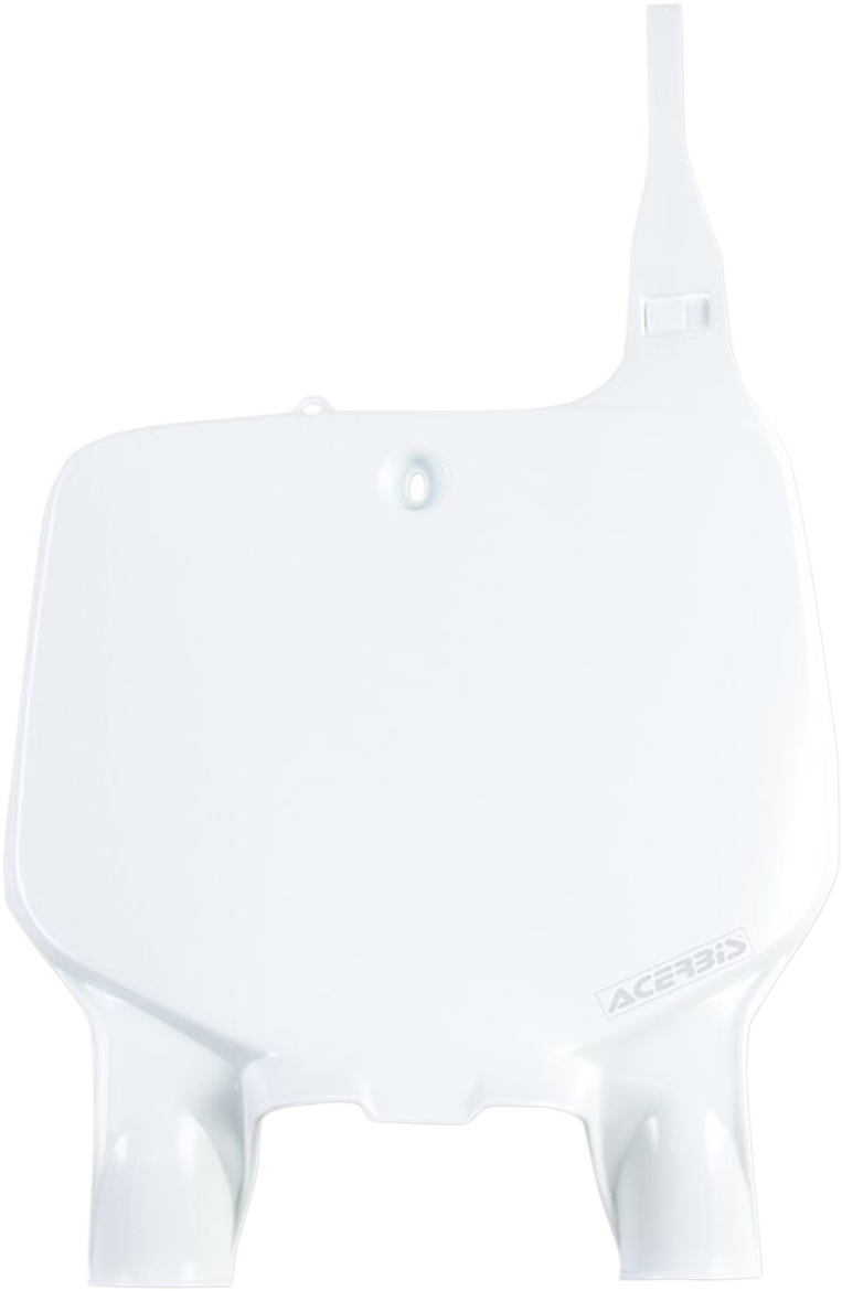 Front Number Plate - White (1)
