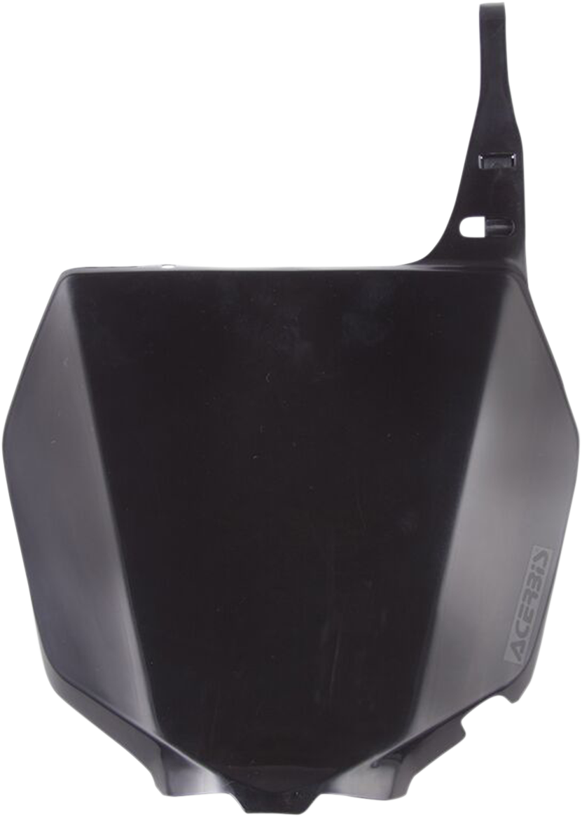Front Number Plate - Black (1)