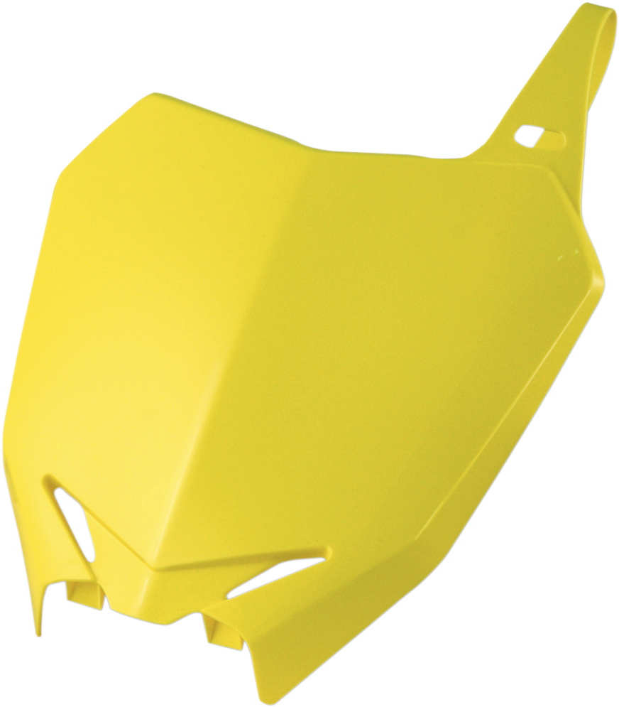 Front Number Plate - '02 RM Yellow (1)