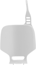 Front Number Plate - White (1)
