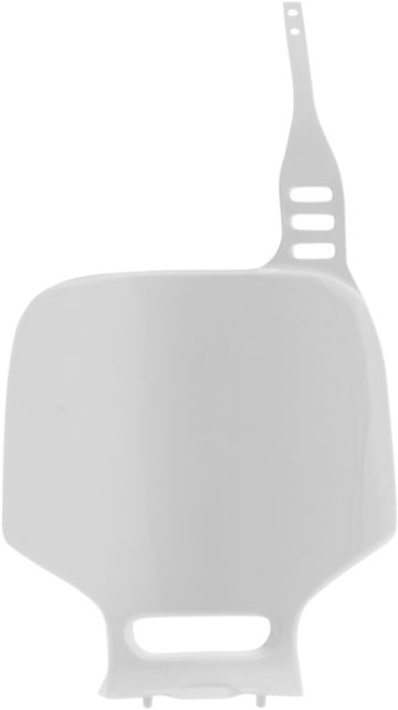 Front Number Plate - White (1)