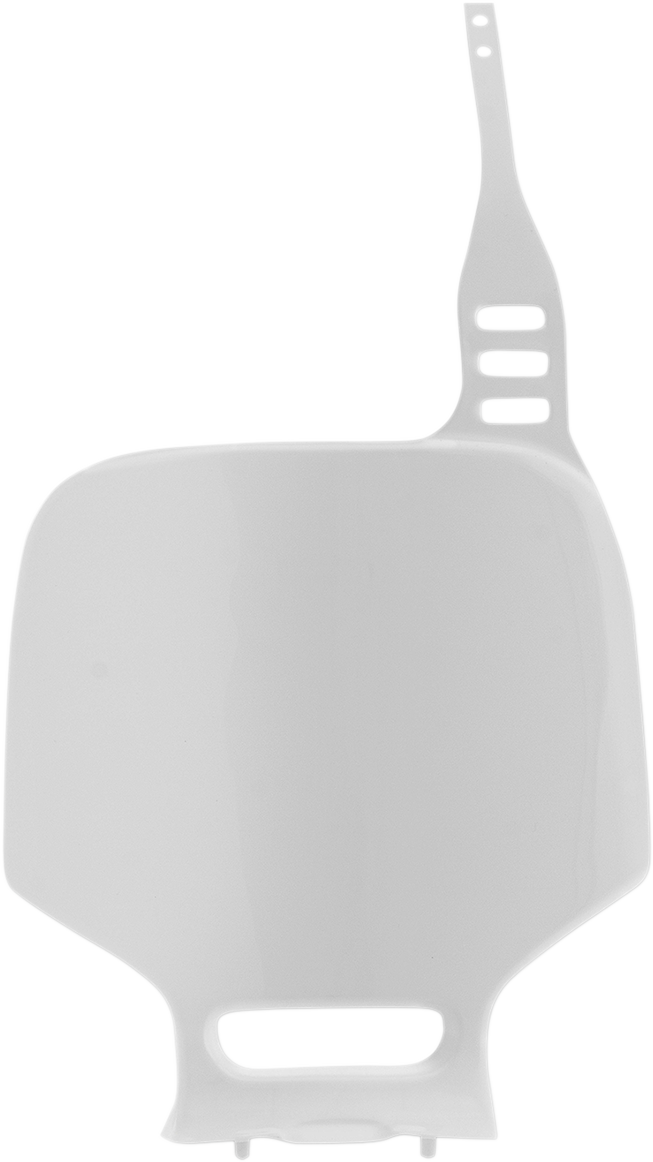 Front Number Plate - White (1)