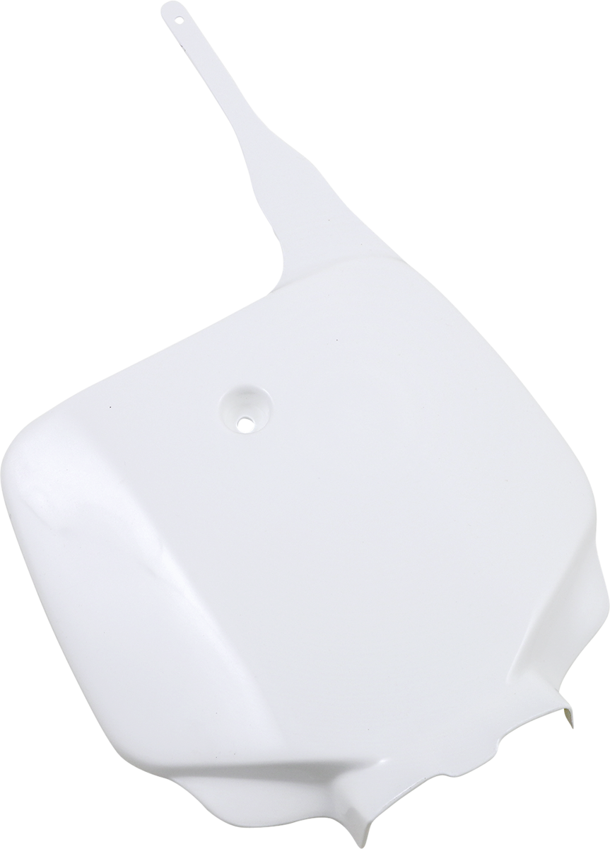Front Number Plate - White (1)