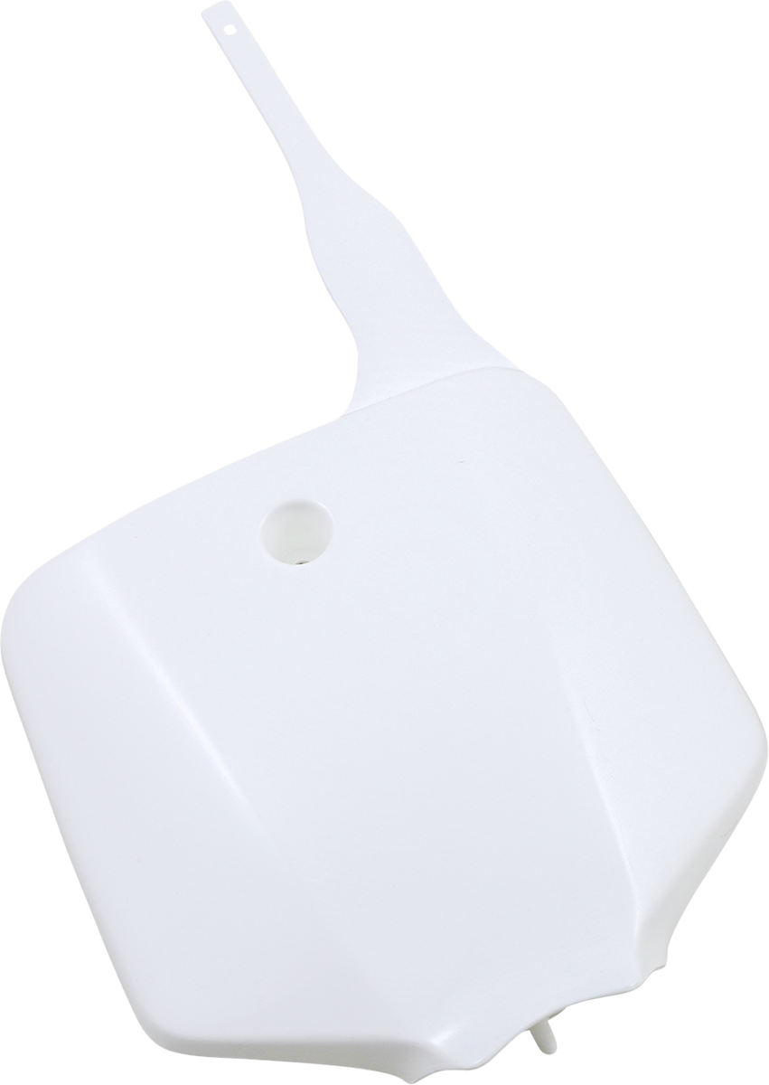 Front Number Plate - White (1)