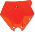 Front Number Plate - Orange (1)