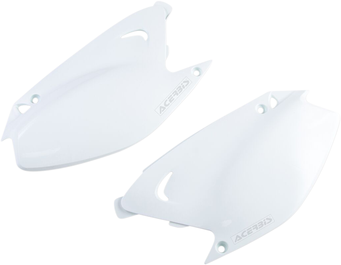Side Panels - White - Kawasaki - KX '03-'07 (1)