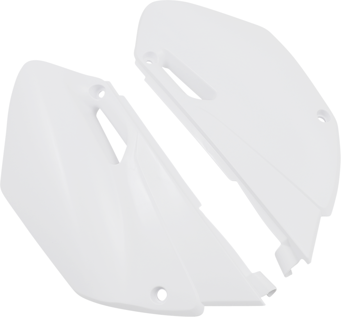 Side Panels - White - Yamaha - YZ '02-'14 (1)