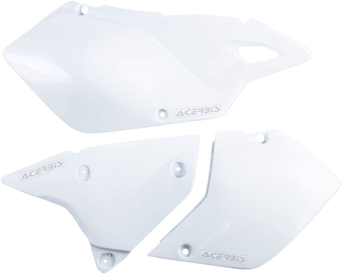 Side Panels - White - Kawasaki | Suzuki - KLX | DRZ '00-'09 (1)