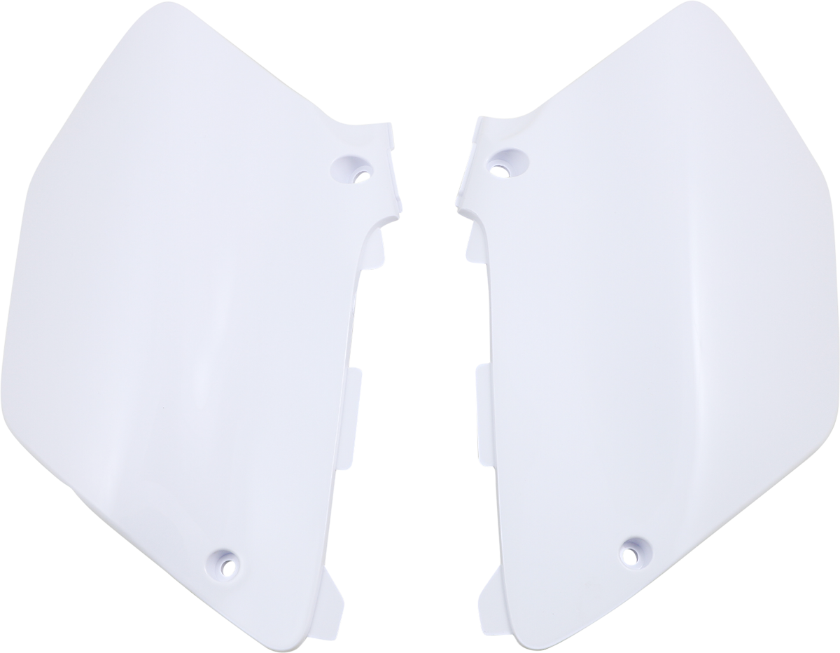 Side Panels - White - Yamaha - YZ '02-'05 (1)