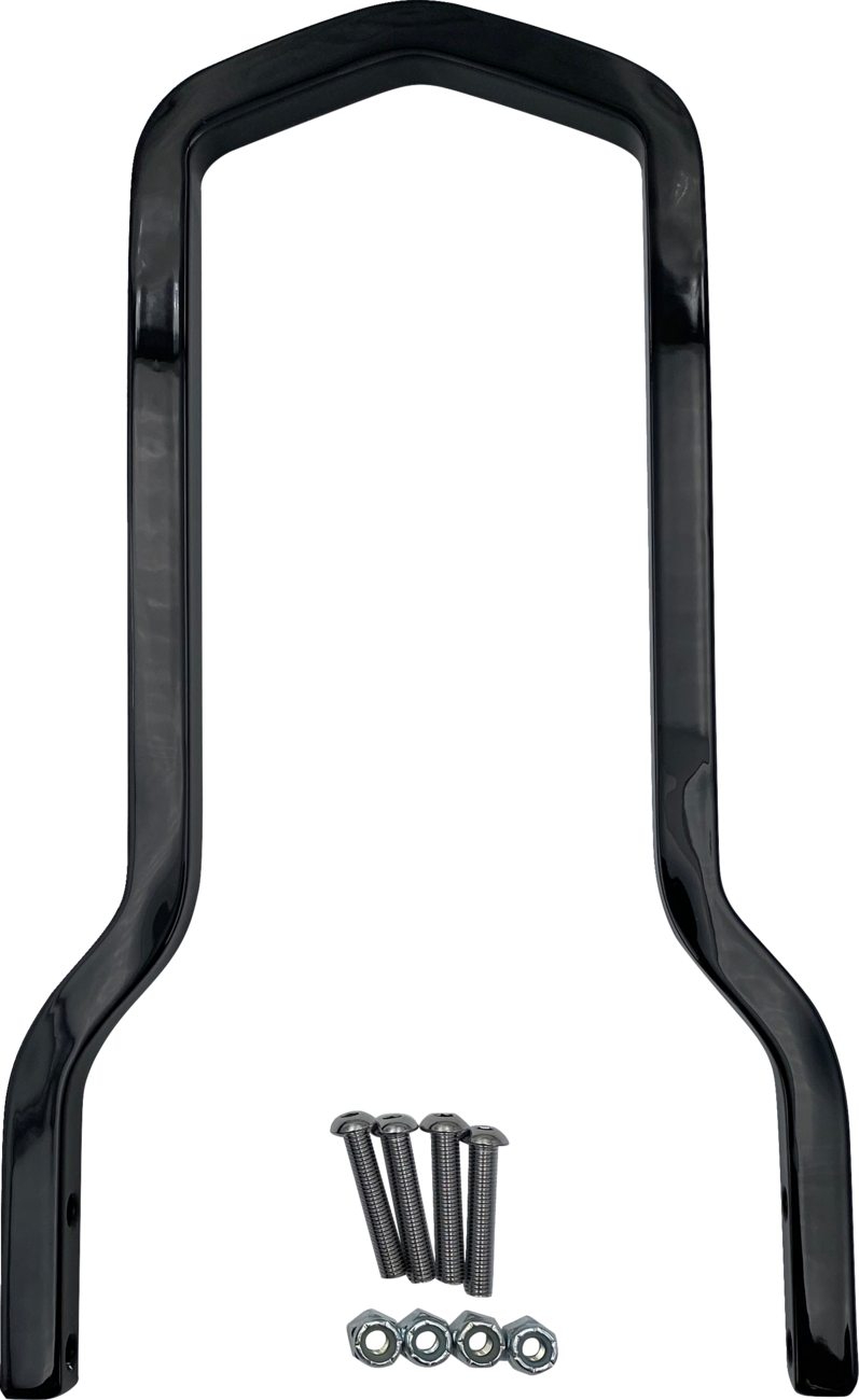 Drag Specialties Sissybar Sqr Shrt 7.5BLK