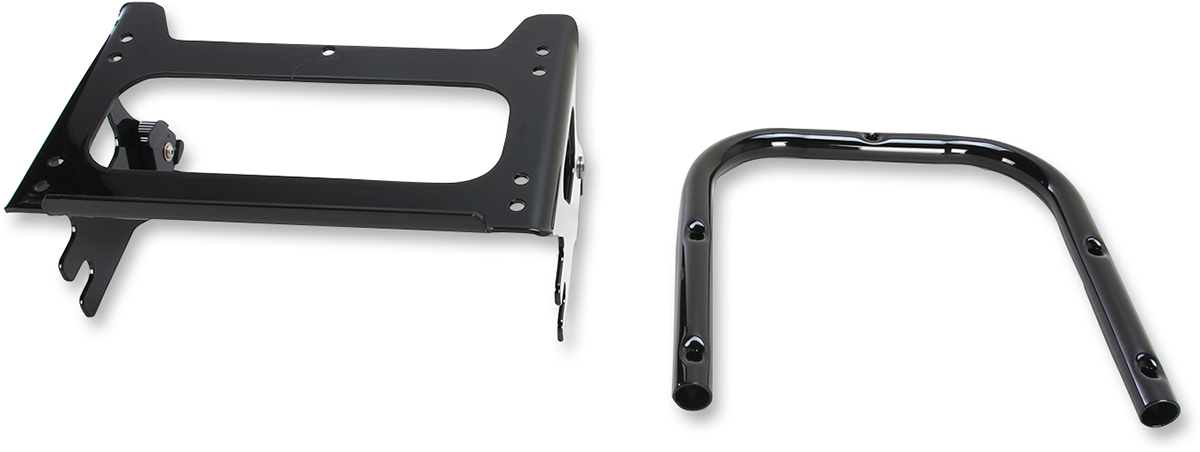 Drag Specialties Rack T/box Mnt Blk 97-08
