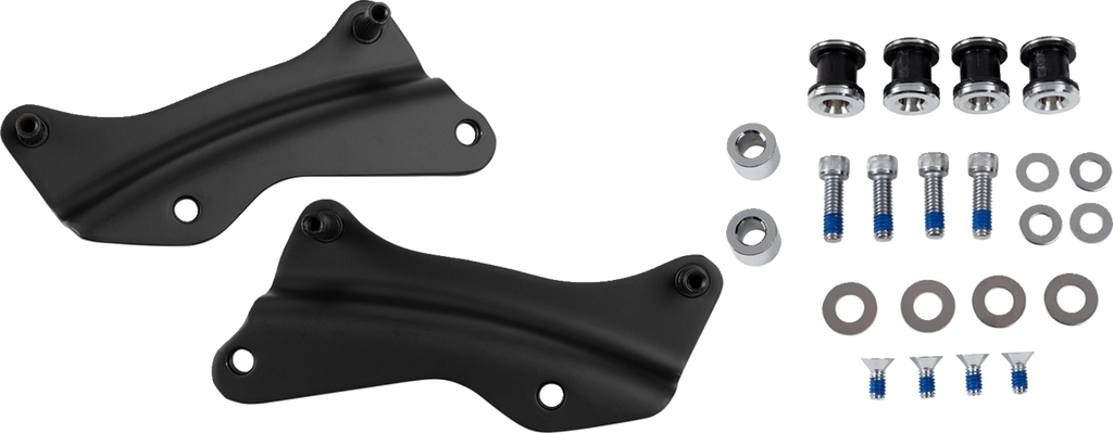 Drag Specialties Docking 4PT Blk Fl 14-22