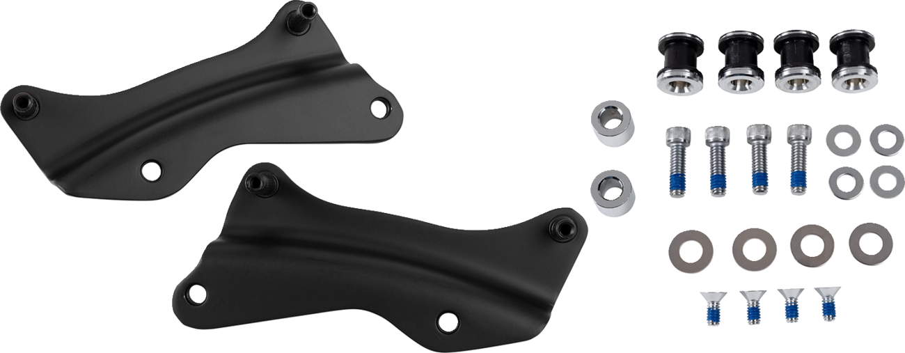 Drag Specialties Docking 4PT Blk Fl 14-22