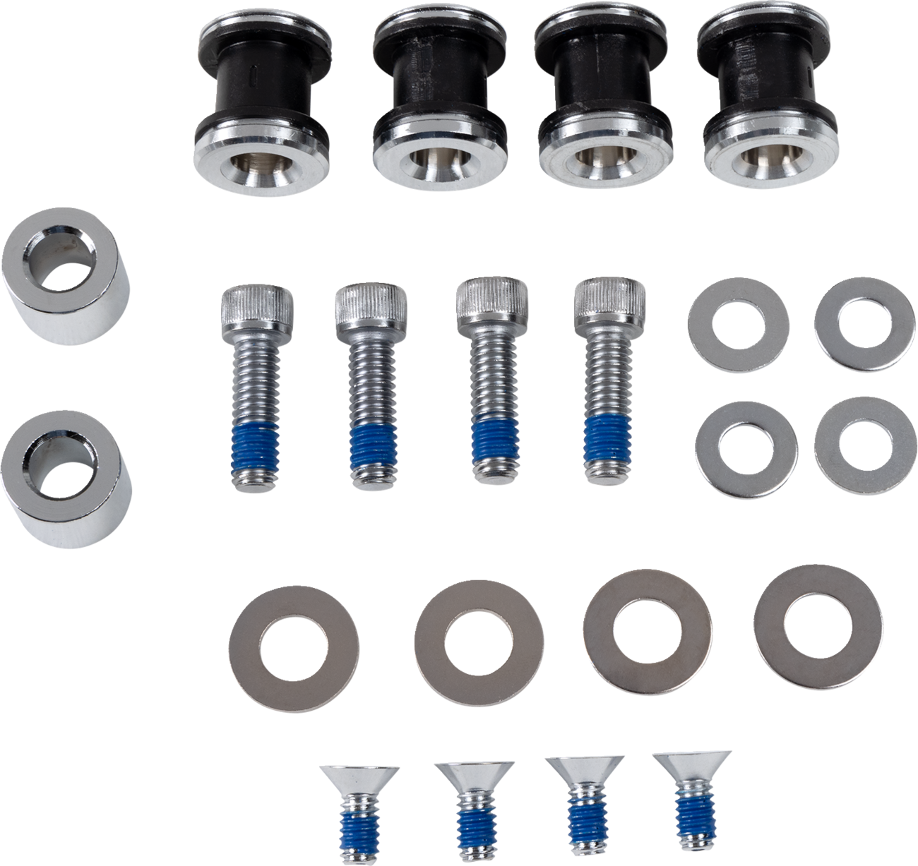 Drag Specialties Docking 4PT Blk Fl 14-22