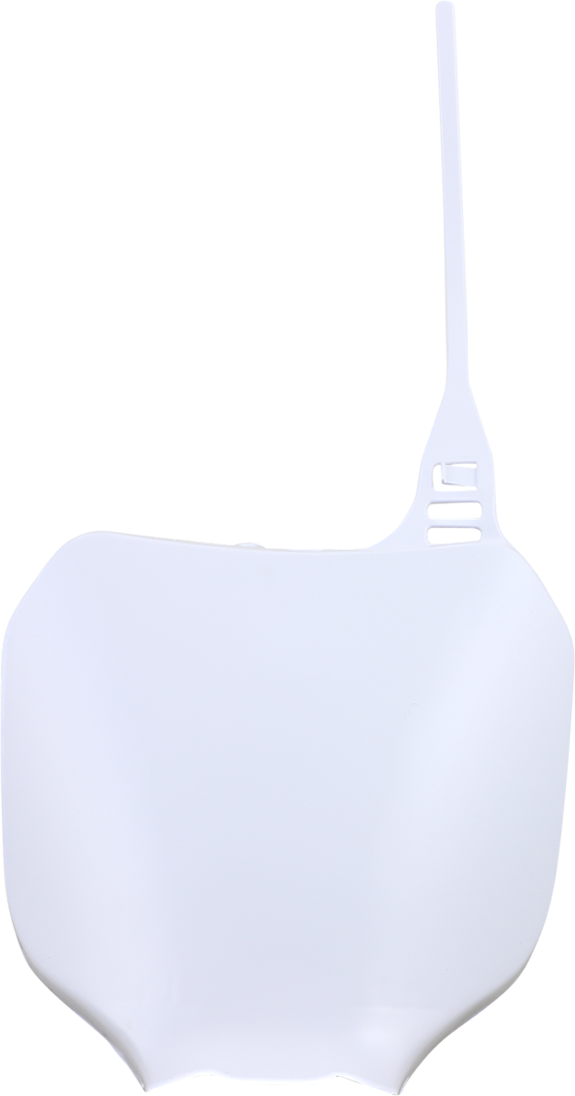 Front Number Plate - White (1)