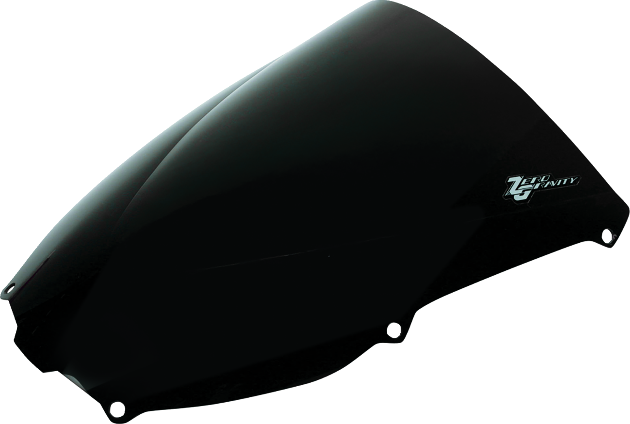 ZERO GRAVITY Double Bubble Windscreen - Dark Smoke - ZX6R