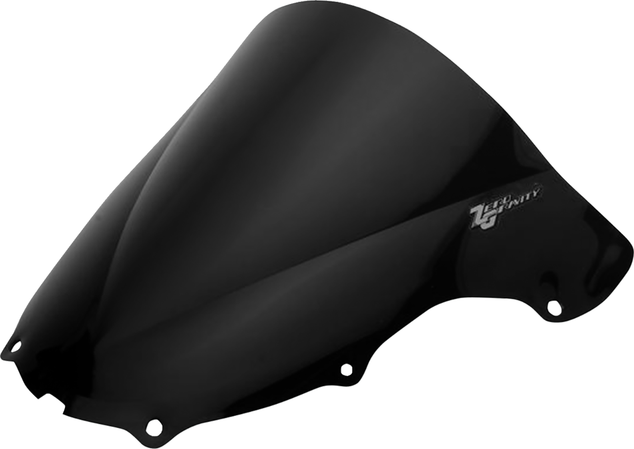 ZERO GRAVITY Double Bubble Windscreen - Dark Smoke - ZX6R/RR