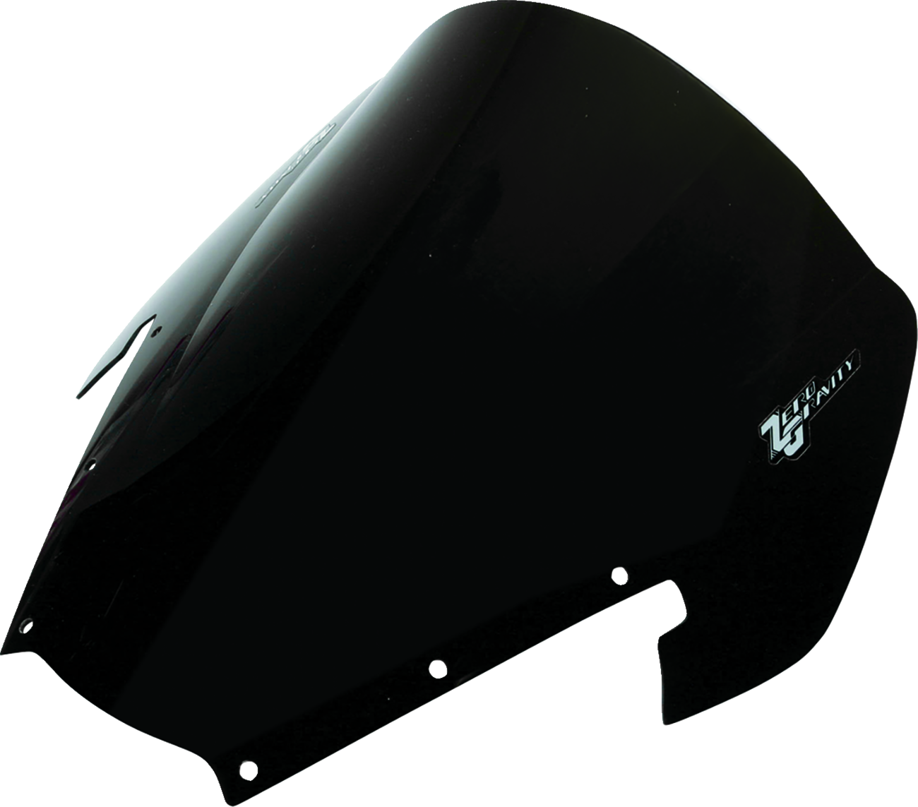 ZERO GRAVITY Double Bubble Windscreen - Dark Smoke - FZ1