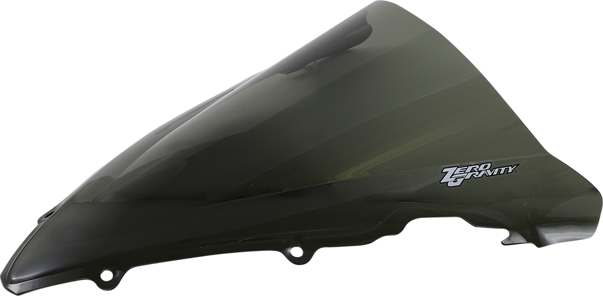 ZERO GRAVITY Double Bubble Windscreen - Smoke - YZF-R6