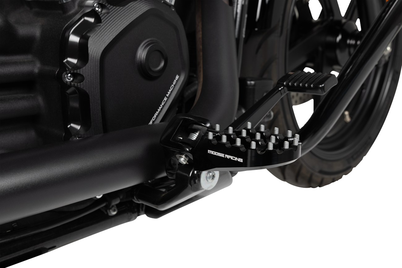Drag Specialties Peg Shift Custom Blk Peen