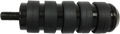 Drag Specialties Peg Ext Shft Blk Sftrd