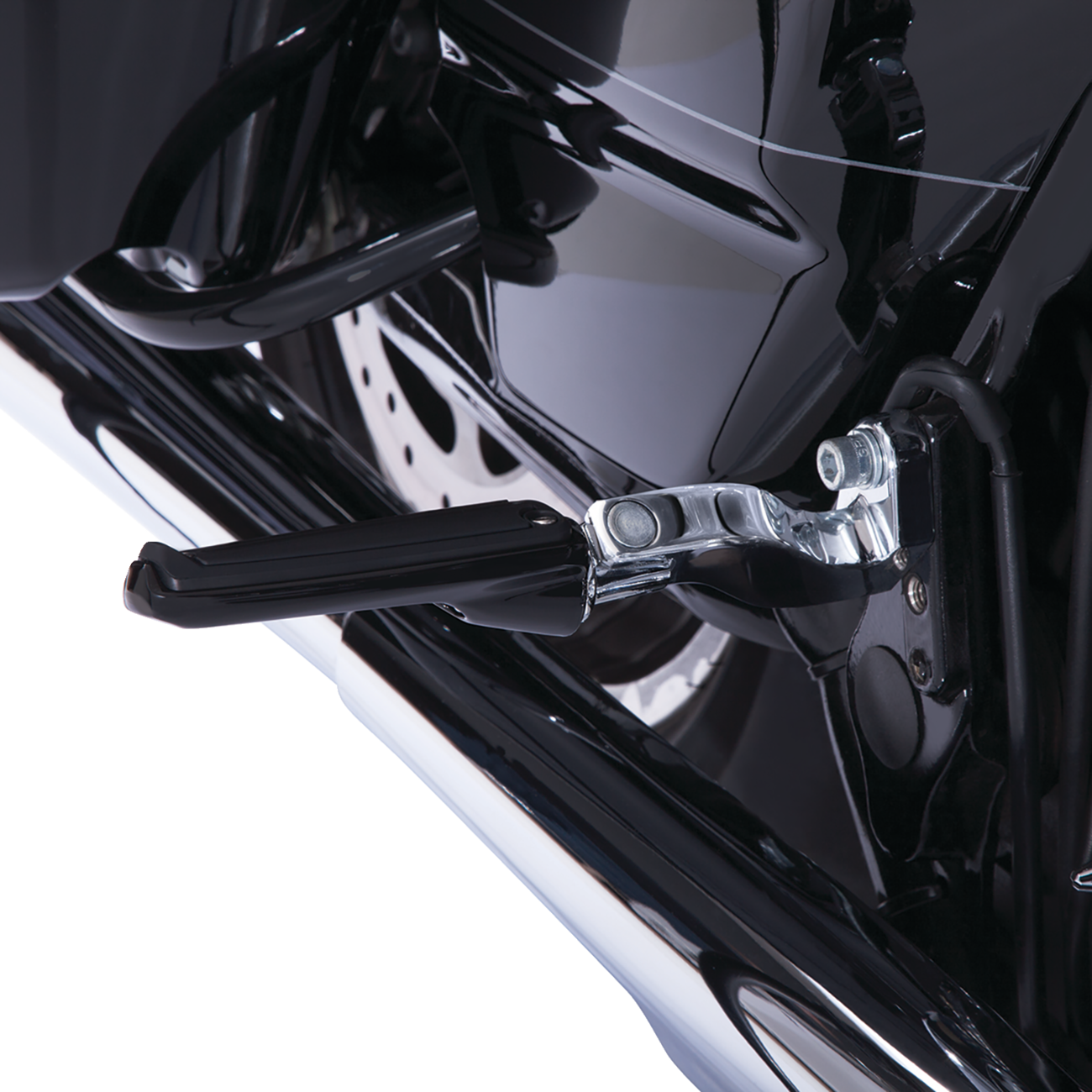 Ciro Footpeg Rail W/mnt - Black