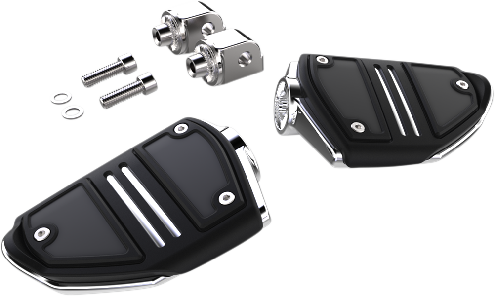 Ciro Footpeg T-rail Mnt St - Chrome