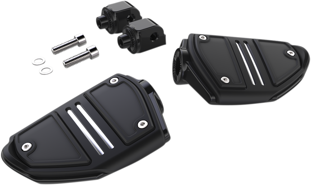 Ciro Footpeg T-rail Mnt St - Black