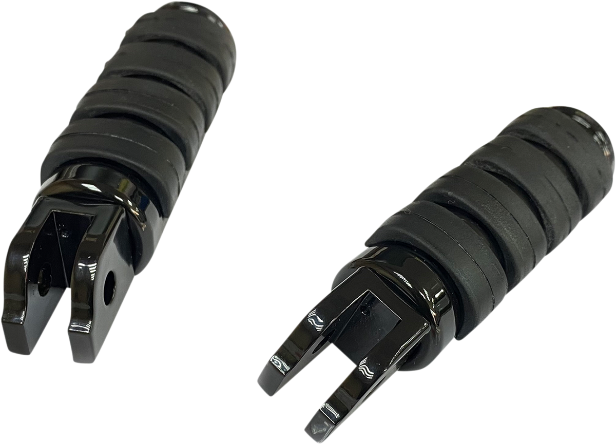 Drag Specialties Pegs Ft Sftrd Blk Fml St