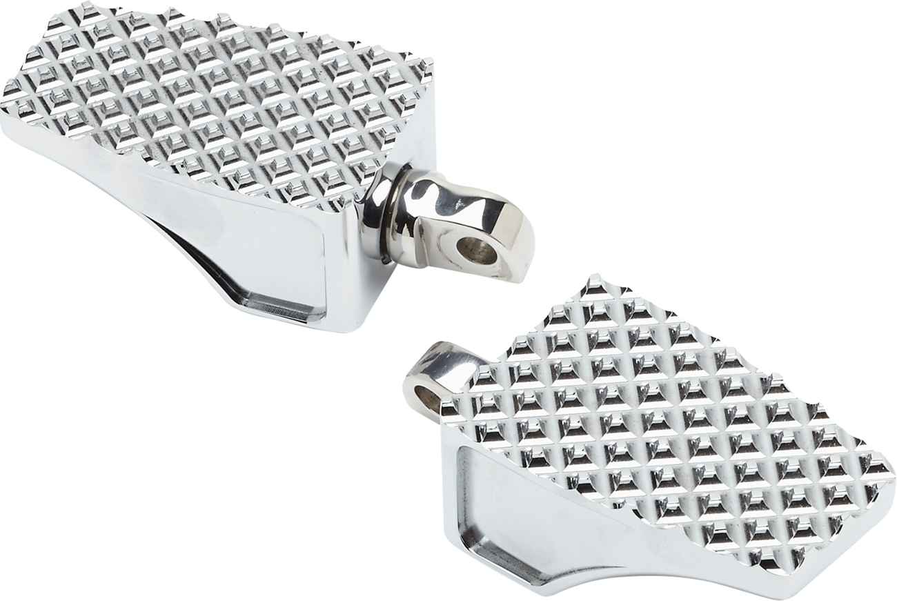 LA Choppers Footpegs Cnty M8ST - Chrome