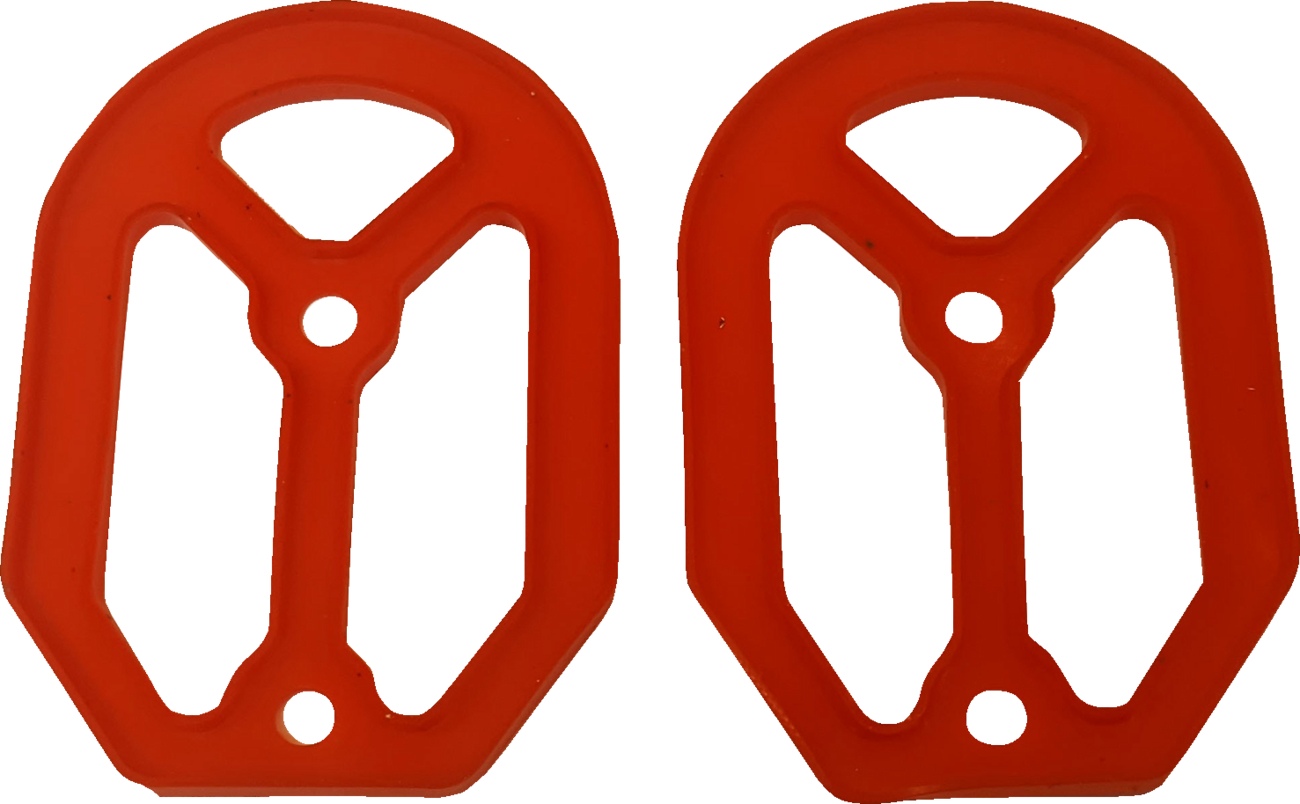 Drag Specialties Insert Rbr Qlfr - Red