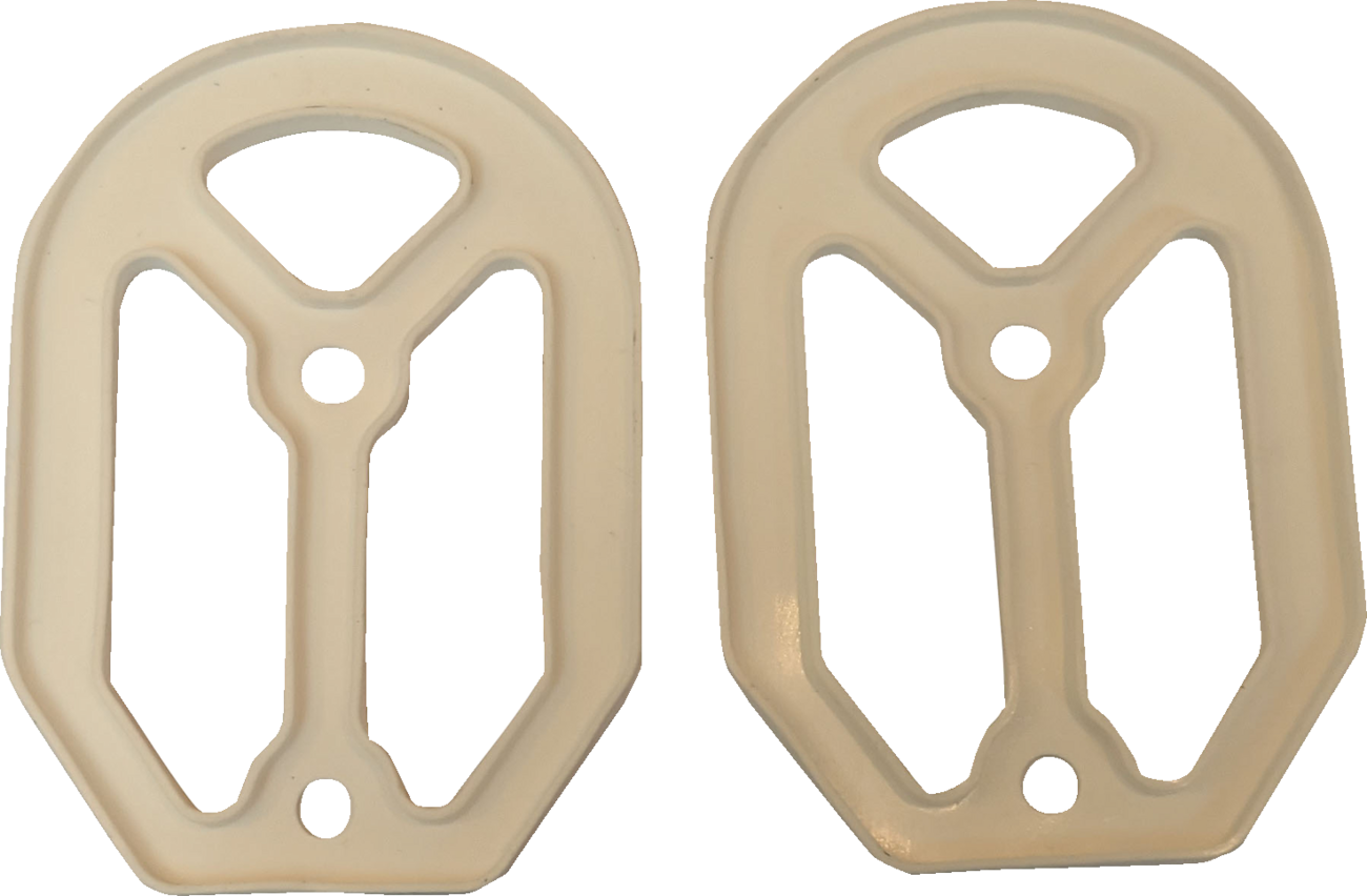 Drag Specialties Insert Rbr Qlfr - White