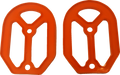 Drag Specialties Insert Rbr Qlfr - Orange