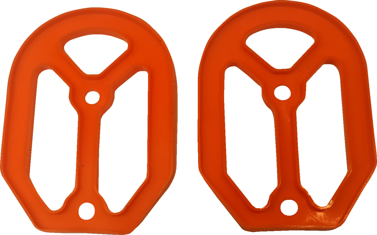 Drag Specialties Insert Rbr Qlfr - Orange