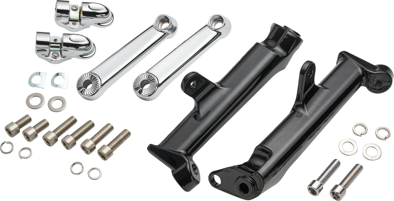 Ciro Mount Highway Peg Frame Mount Adjustable Chrome