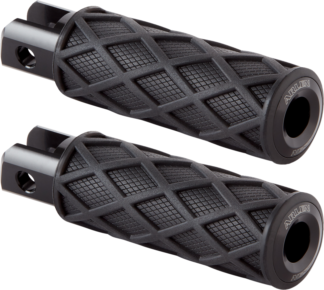 Arlen Ness Footpegs Driver Diamond, Black